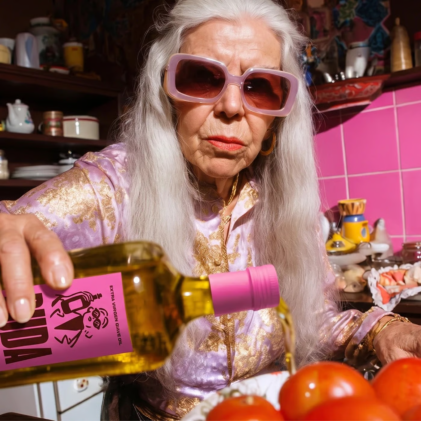 Campanha colorida DanRuda’s Bold Olive Oil